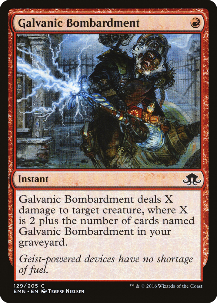 Galvanic Bombardment (EMN-129) - Eldritch Moon Foil