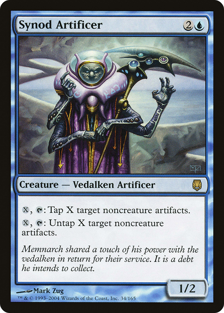 Synod Artificer (DST-034) - Darksteel Foil