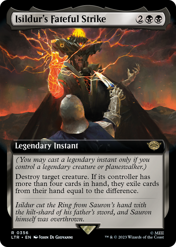 Isildur's Fateful Strike (Extended Art) (LTR-356) - The Lord of the Rings: Tales of Middle-earth: (Extended Art)