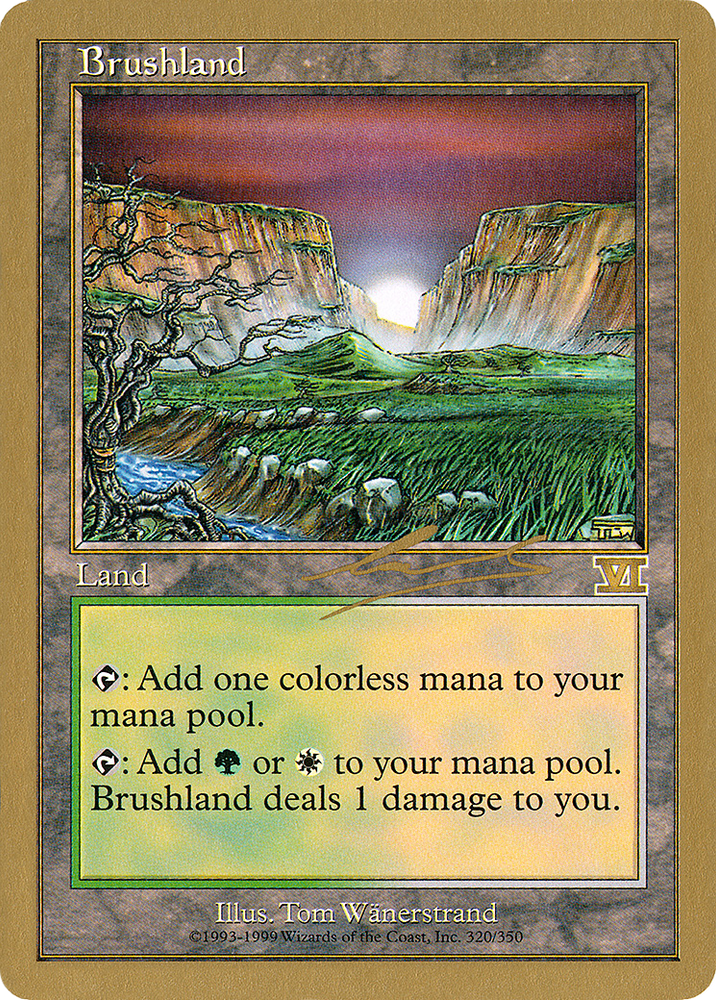 Brushland - 2000 Nicolas Labarre (6ED) (WCD-) - World Championship Decks 2000