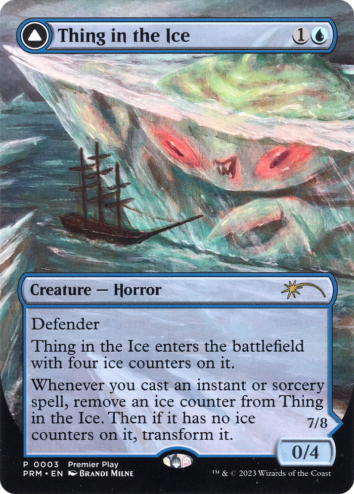 Thing in the Ice (PTP-003) - Regional Championship Qualifiers 2023: (convertdfc) (Borderless)