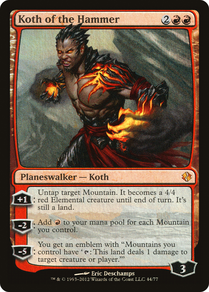 Koth of the Hammer (DDI-044) - Duel Decks: Venser vs. Koth