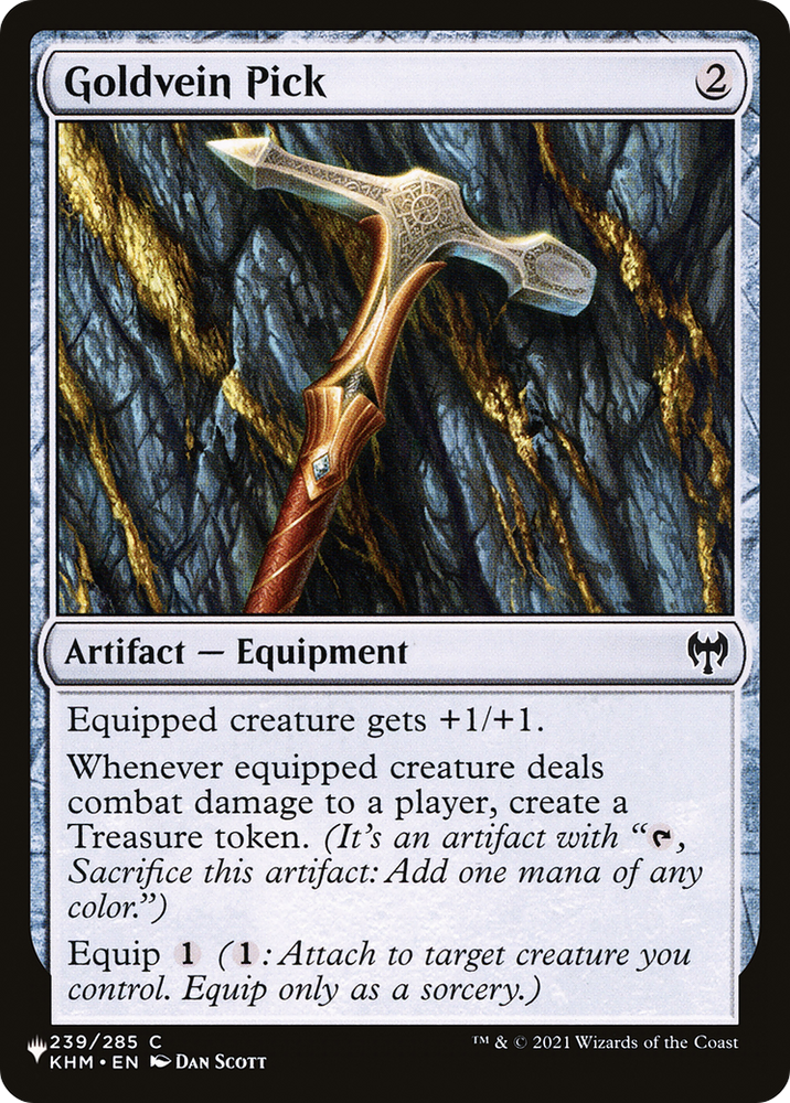 Goldvein Pick (LIST-KHM-239) - The List