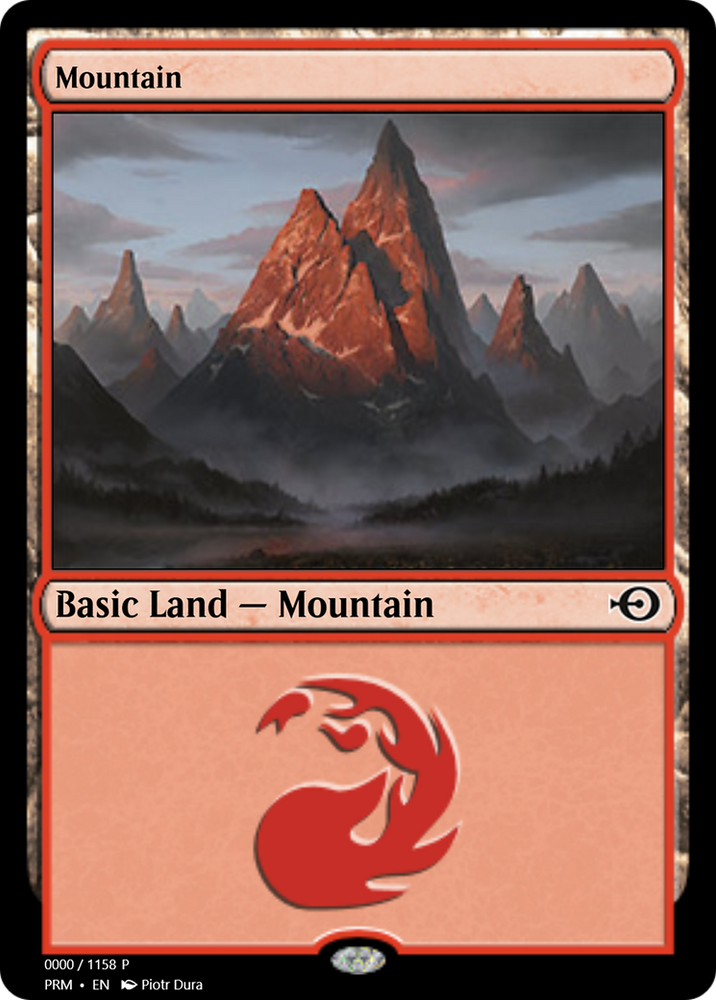 Mountain (PRM-73630) - Magic Online Promos Foil