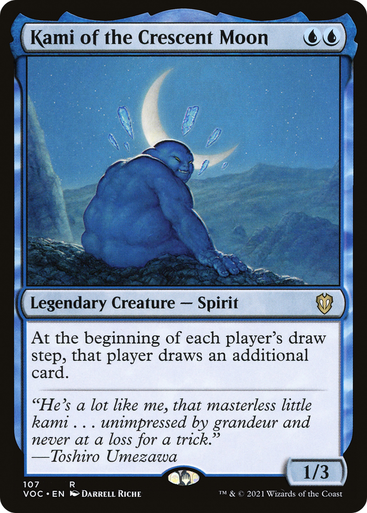 Kami of the Crescent Moon (VOC-107) - Crimson Vow Commander