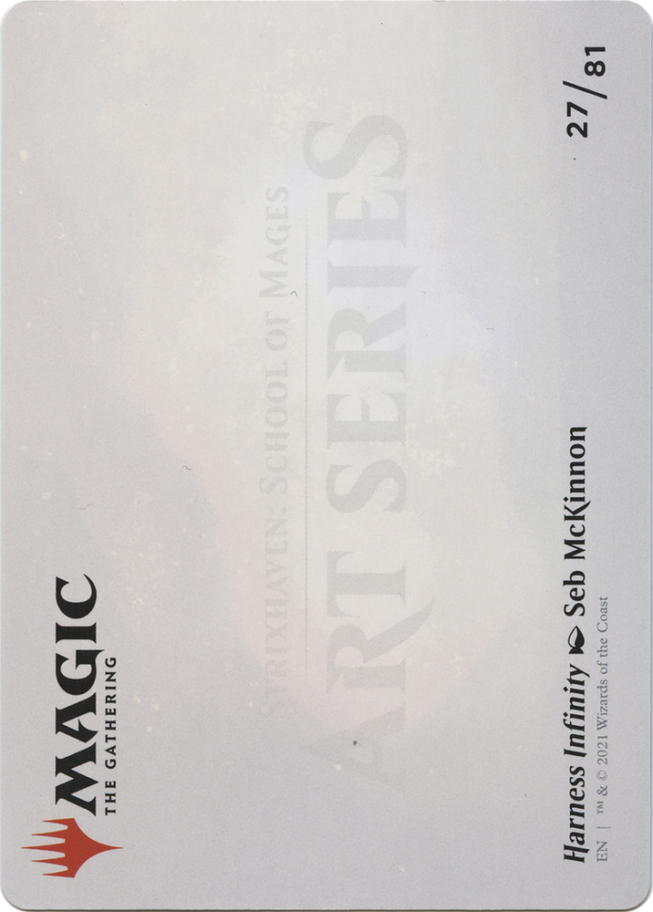 Harness Infinity // Harness Infinity (ASTX-027) - Strixhaven Art Series (Borderless) Foil