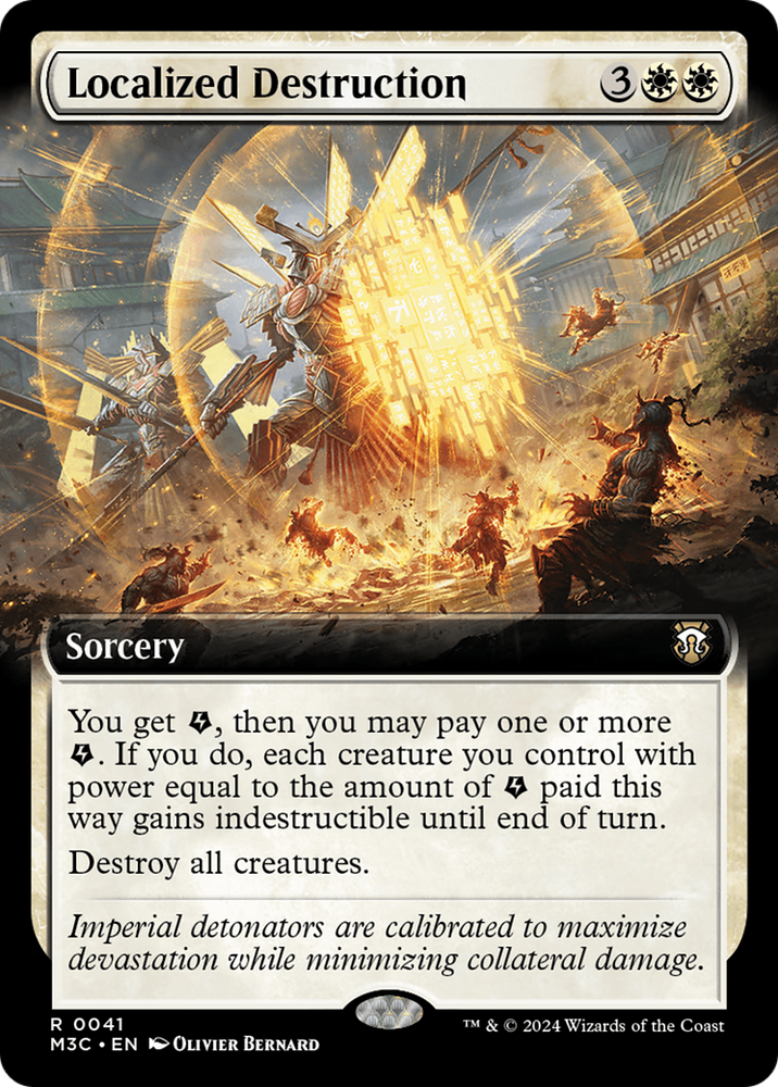 Localized Destruction (Extended Art) (M3C-041) - Modern Horizons 3 Commander: (Extended Art)