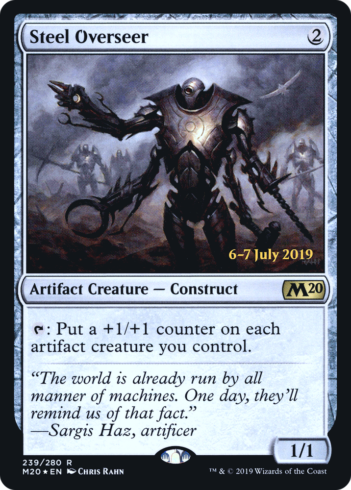 Steel Overseer (PRE-239) - Core Set 2020 Promos Foil