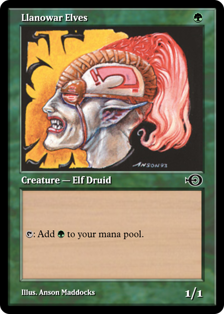 Llanowar Elves (PRM-35934) - Magic Online Promos Foil