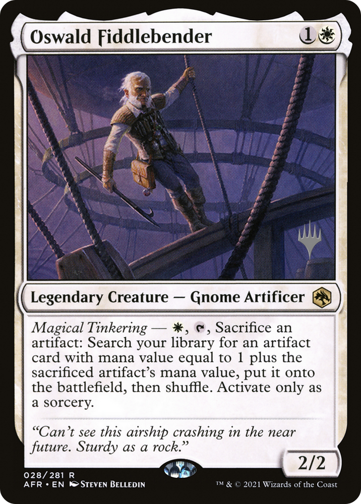 Oswald Fiddlebender (PPAFR-028) - Adventures in the Forgotten Realms Promos