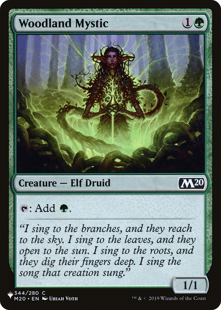 Woodland Mystic (LIST-344/280) - The List