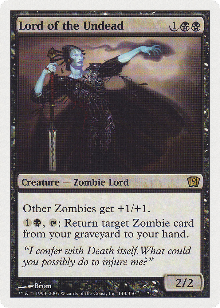 Lord of the Undead (9ED-143) - Ninth Edition