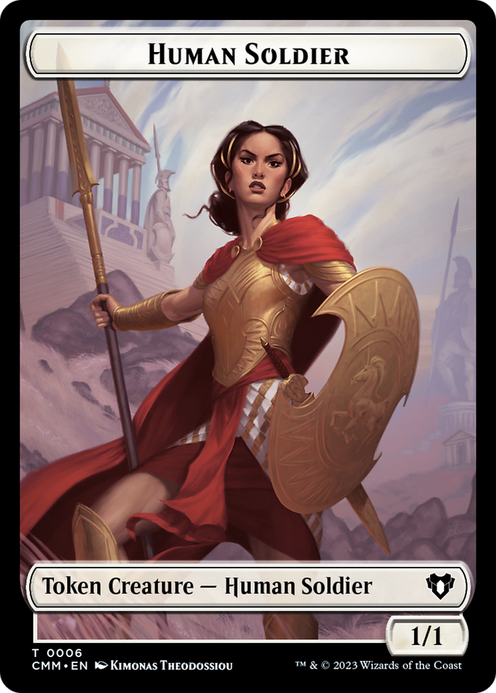 Human Soldier (TCMM-006) - Commander Masters Tokens Foil