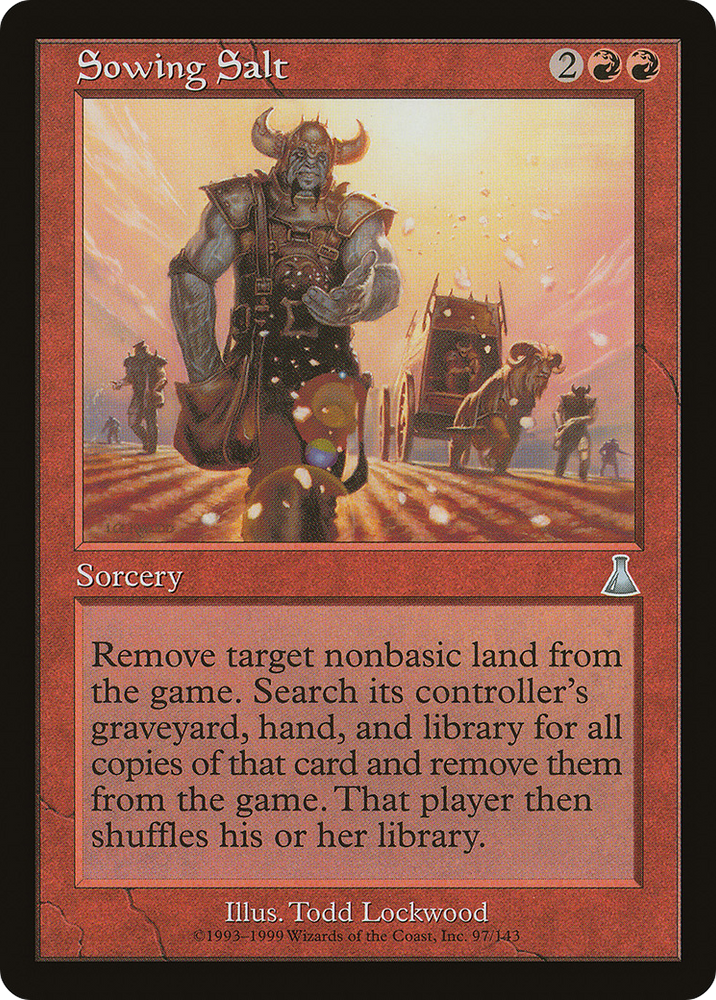 Sowing Salt (UDS-097) - Urza's Destiny Foil