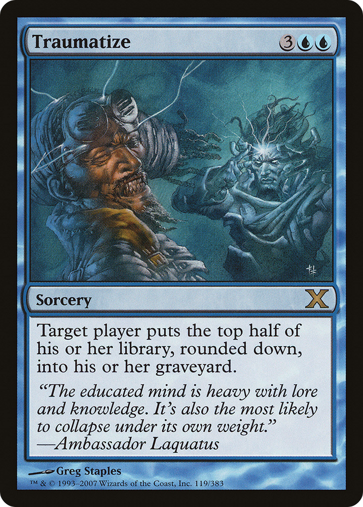 Traumatize (10E-119) - Tenth Edition Foil