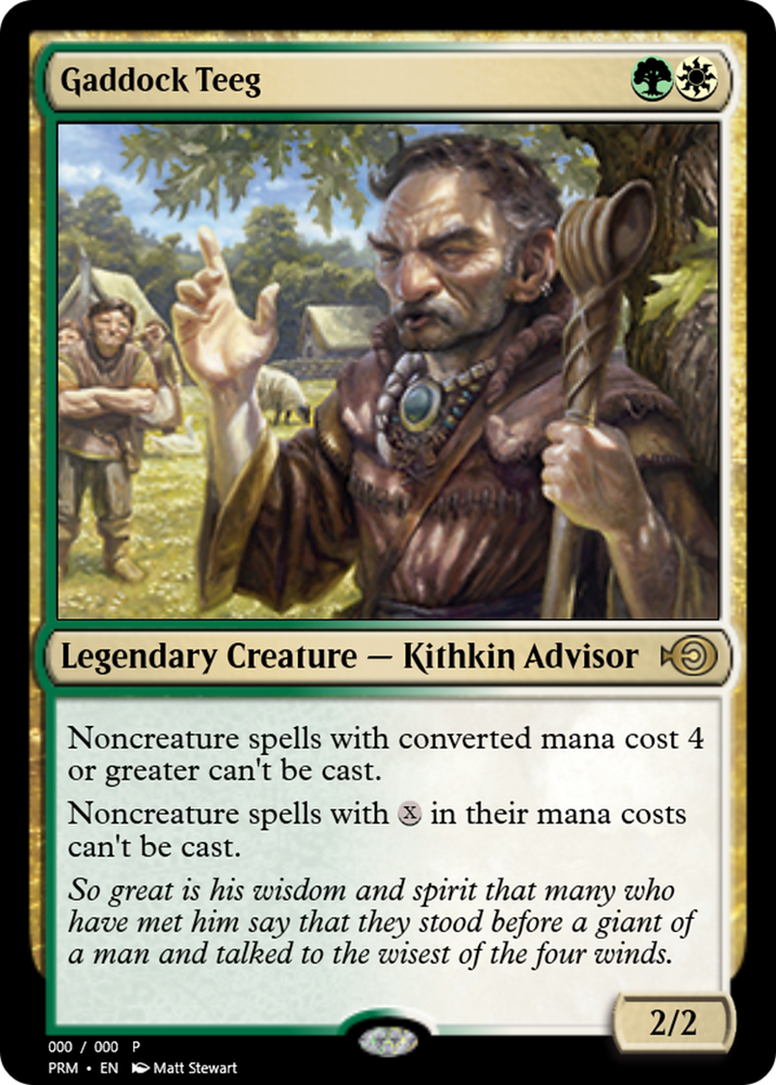 Gaddock Teeg (PRM-64418) - Magic Online Promos Foil