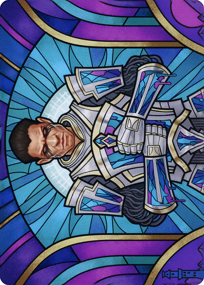 Aron, Benalia's Ruin // Aron, Benalia's Ruin (ADMU-043) - Dominaria United Art Series (Borderless) Foil