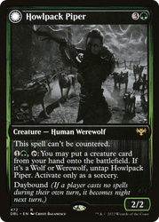 Howlpack Piper (DBL-472) - Innistrad: Double Feature: (Double Faced Transform) Foil