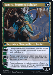 Tamiyo, Inquisitive Student // Tamiyo, Seasoned Scholar (PRE-242) - Modern Horizons 3 Promos Foil
