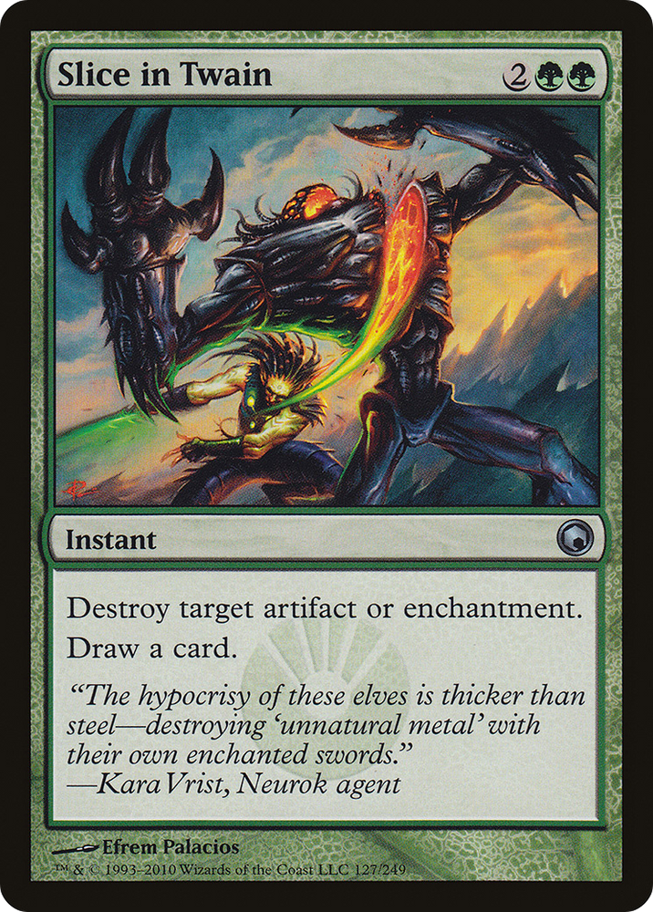 Slice in Twain (SOM-127) - Scars of Mirrodin