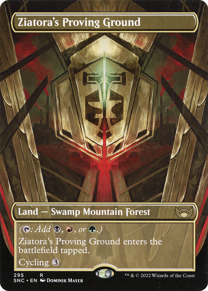 Ziatora's Proving Ground (Borderless) (SNC-295) - Streets of New Capenna (Borderless) Foil