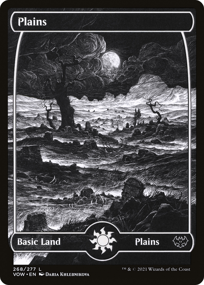 Plains (268) (VOW-268) - Innistrad: Crimson Vow: (Showcase) Foil