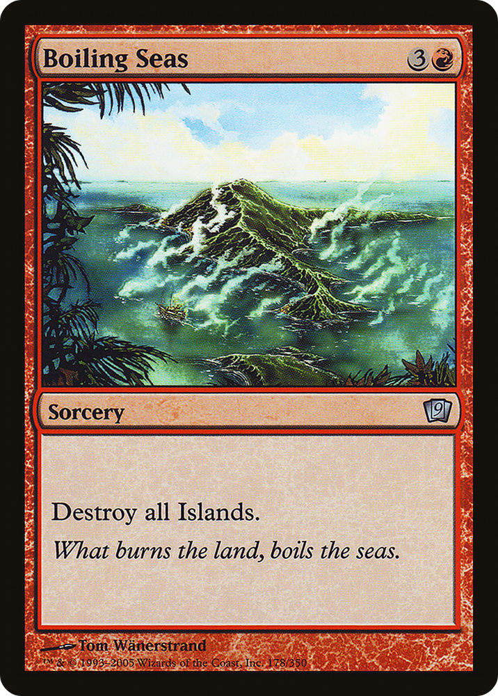 Boiling Seas (9ED-178★) - Ninth Edition Foil