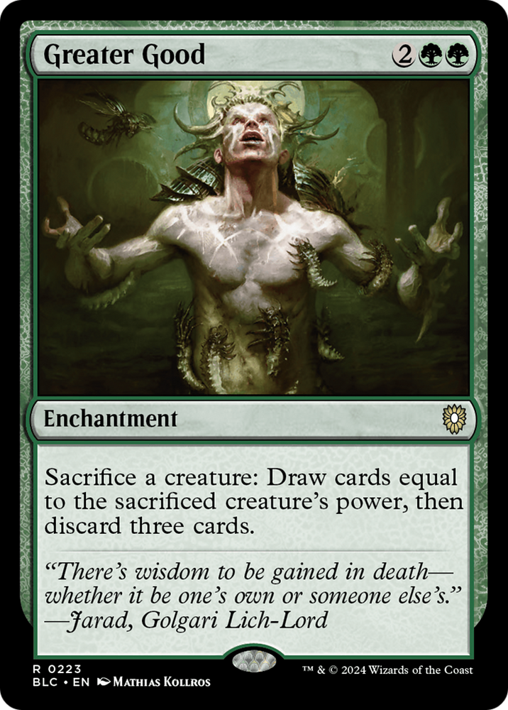 Greater Good (BLC-223) - Bloomburrow Commander