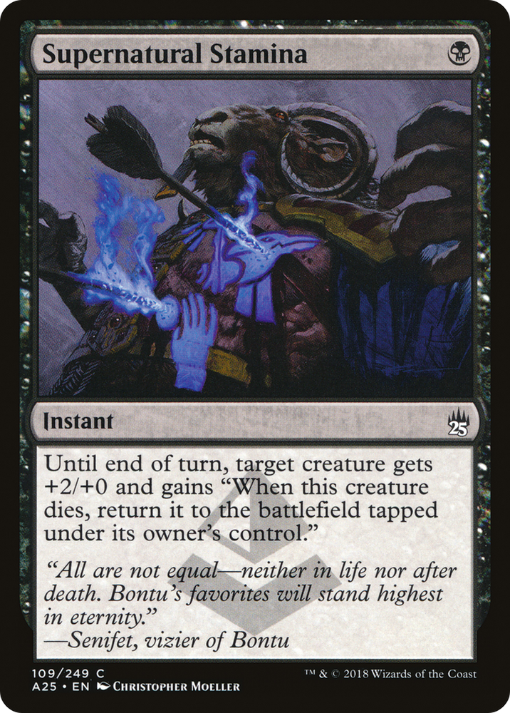 Supernatural Stamina (A25-109) - Masters 25 Foil