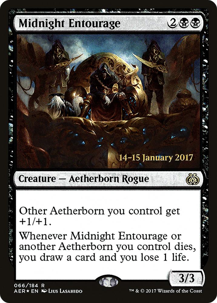 Midnight Entourage (PRE-066) - Aether Revolt Promos Foil