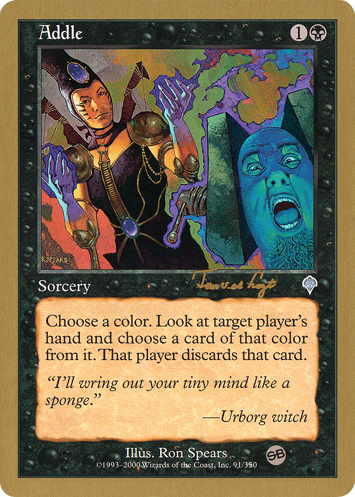 Addle - 2001 Tom van de Logt (INV) (SB) (WCD-) - World Championship Decks 2001