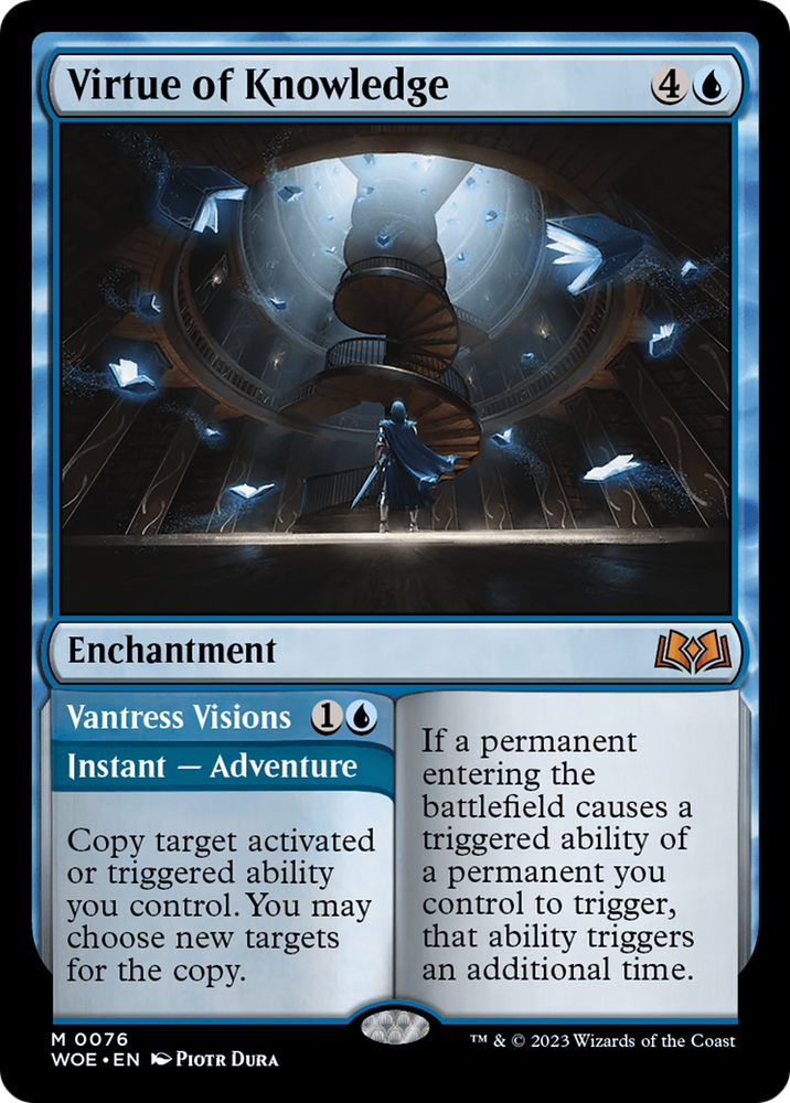 Virtue of Knowledge (WOE-076) - Wilds of Eldraine Foil