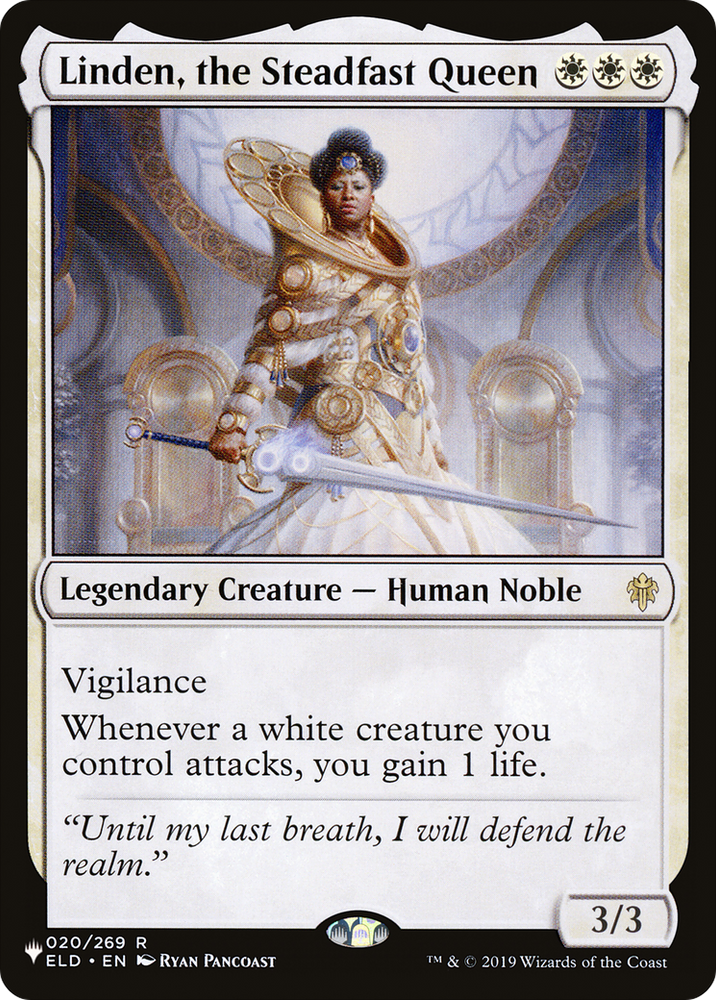 Linden, the Steadfast Queen (LIST-ELD-20) - The List