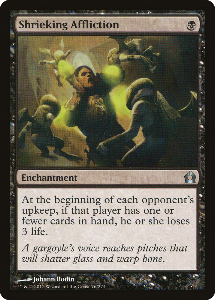 Shrieking Affliction (RTR-076) - Return to Ravnica Foil