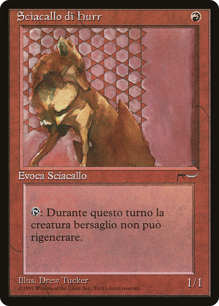 Hurr Jackal (Italian) - "Sciacallo di hurr" (REN-081) - Rinascimento