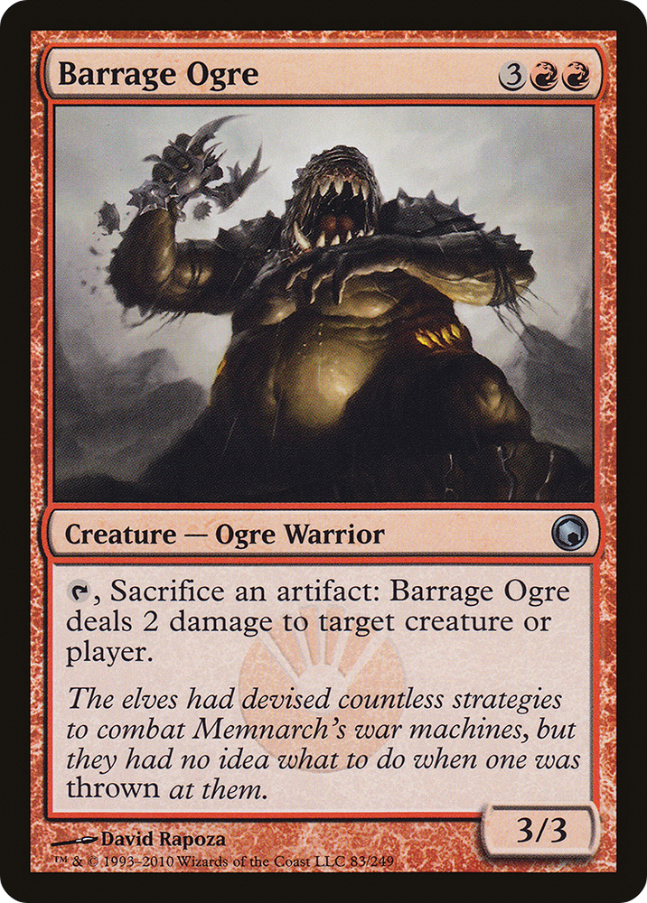 Barrage Ogre (SOM-083) - Scars of Mirrodin