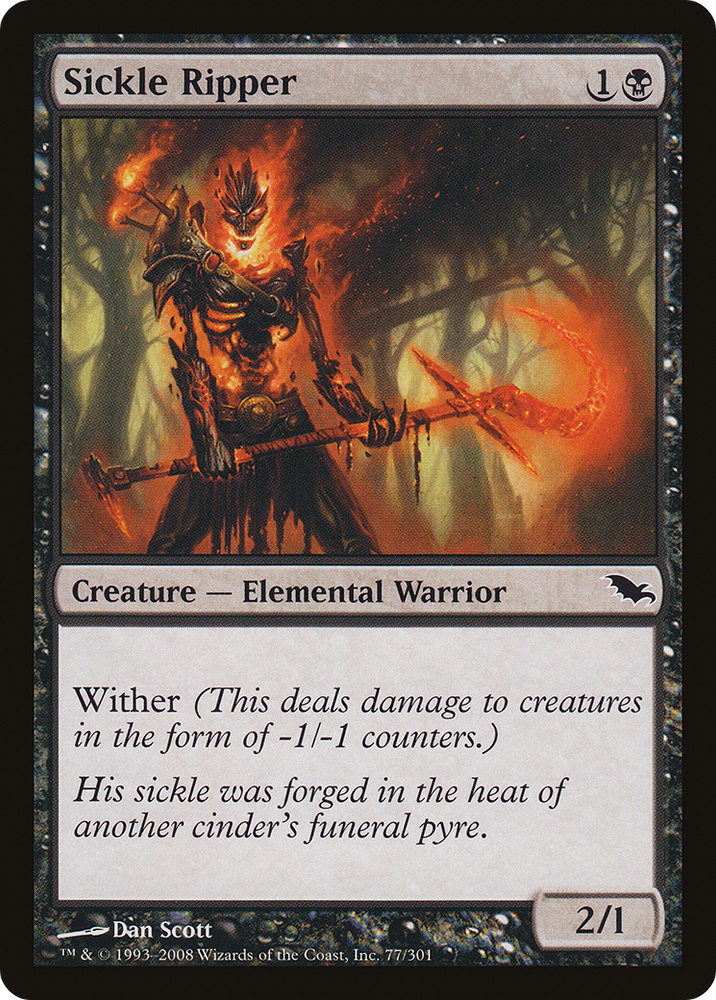 Sickle Ripper (SHM-077) - Shadowmoor Foil