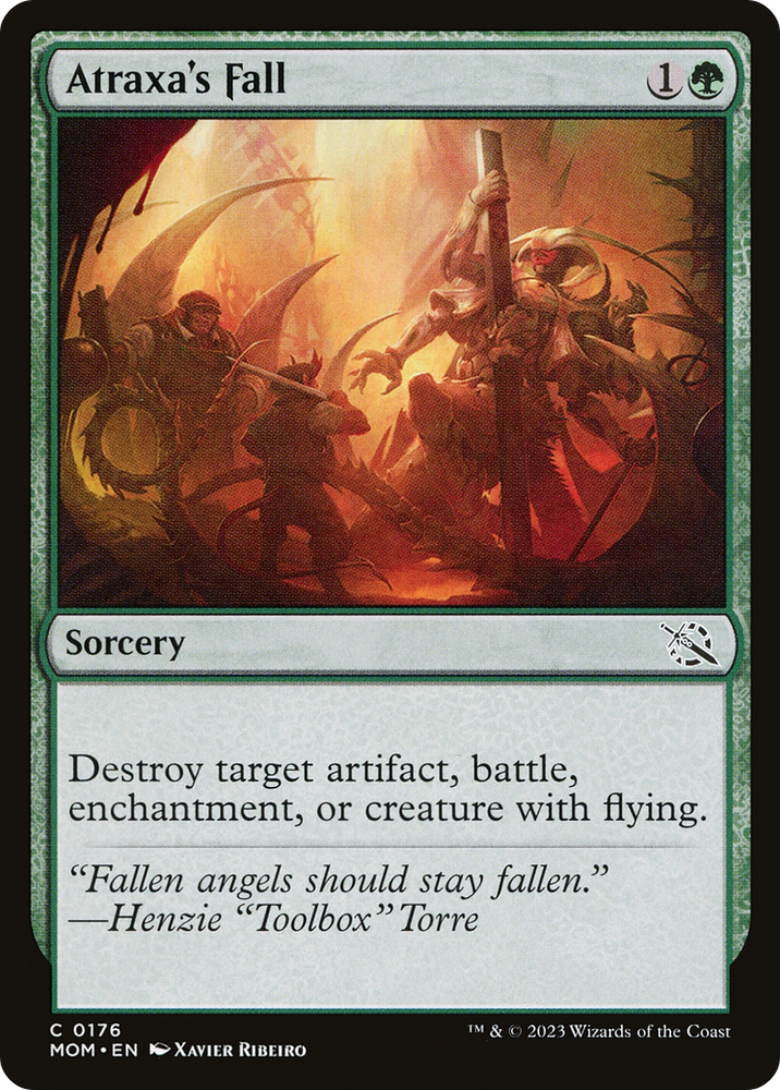 Atraxa's Fall (MOM-176) - March of the Machine Foil