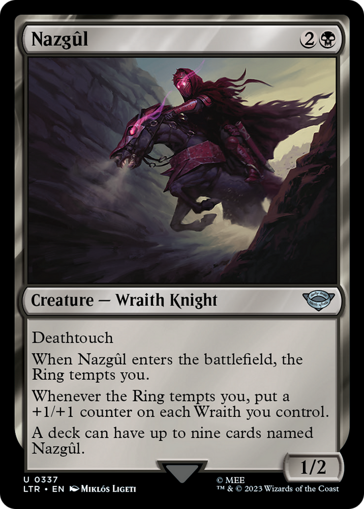 Nazgul (0337) (LTR-337) - The Lord of the Rings: Tales of Middle-earth Foil