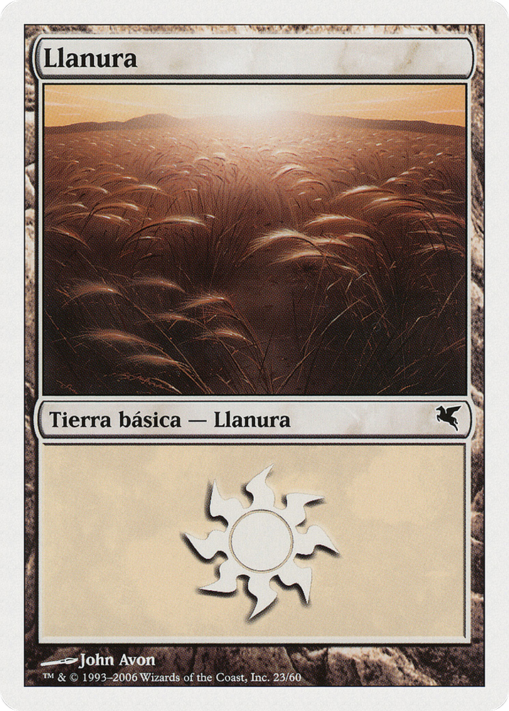 Plains (Spanish) - "Llanura" (G23) (PSAL-G23) - Salvat 2005