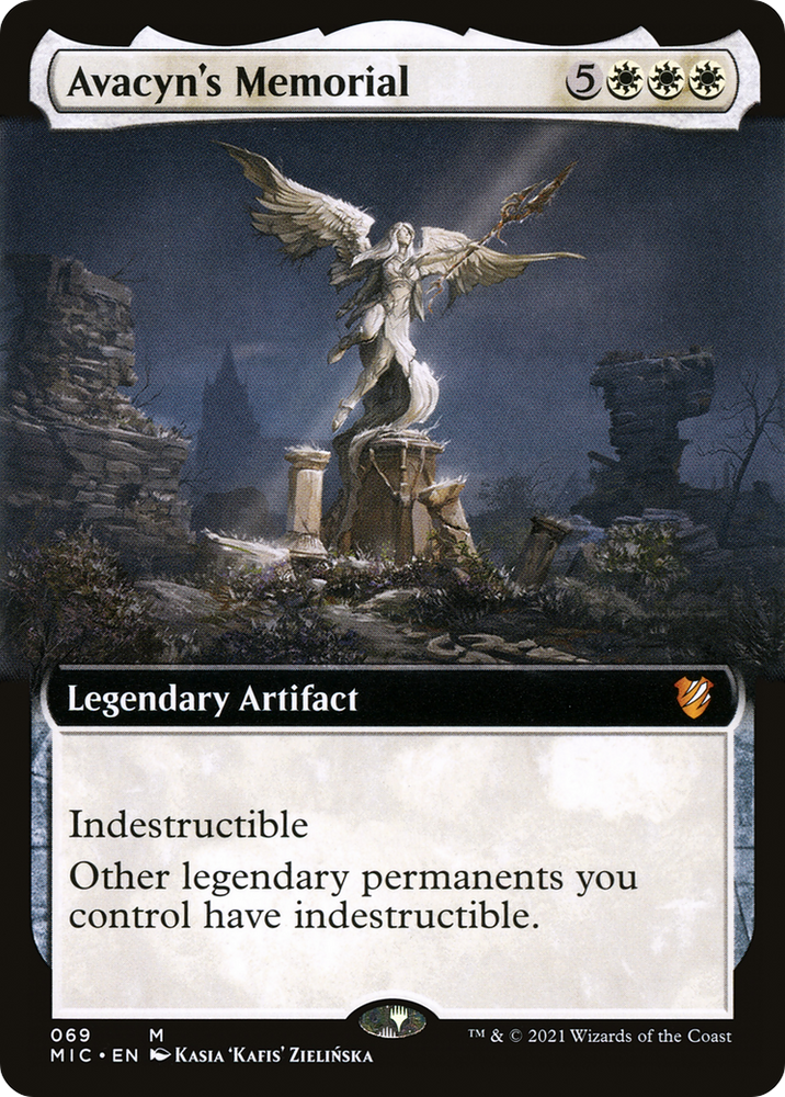 Avacyn's Memorial (Extended Art) (MIC-069) - Midnight Hunt Commander: (Extended Art)
