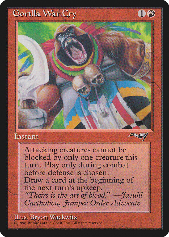 Gorilla War Cry (ALL-73B) - Alliances