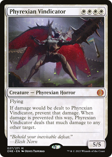 Phyrexian Vindicator (ONE-027) - Phyrexia: All Will Be One Foil