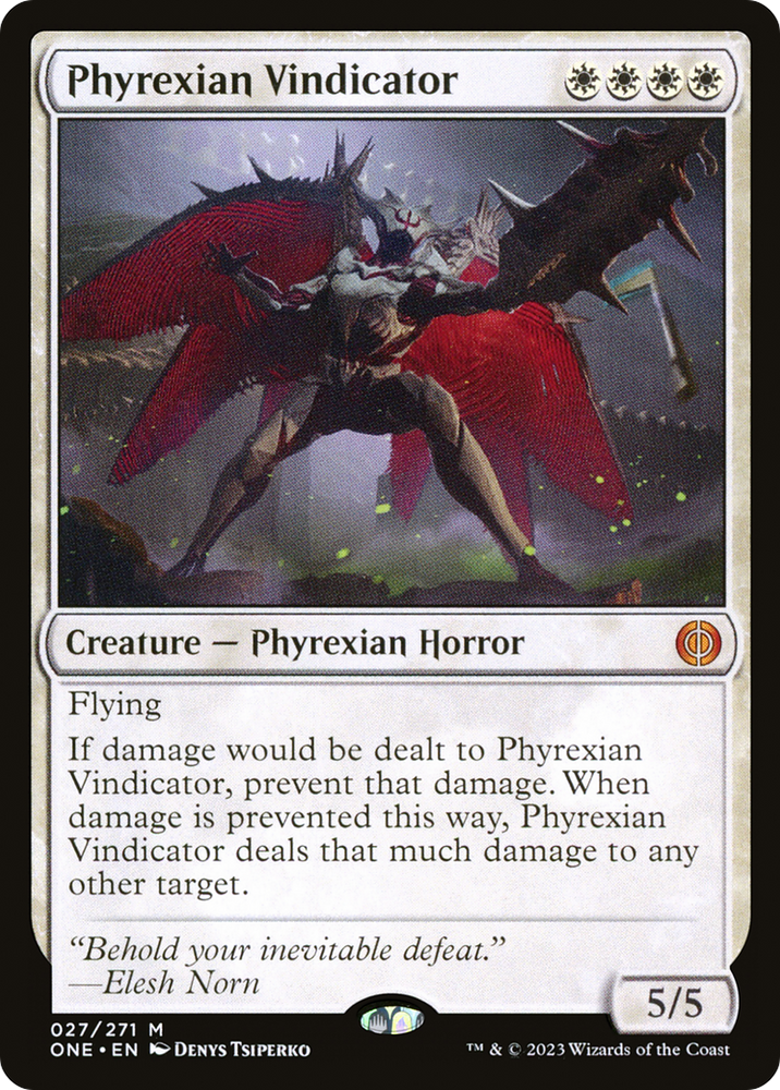 Phyrexian Vindicator (ONE-027) - Phyrexia: All Will Be One