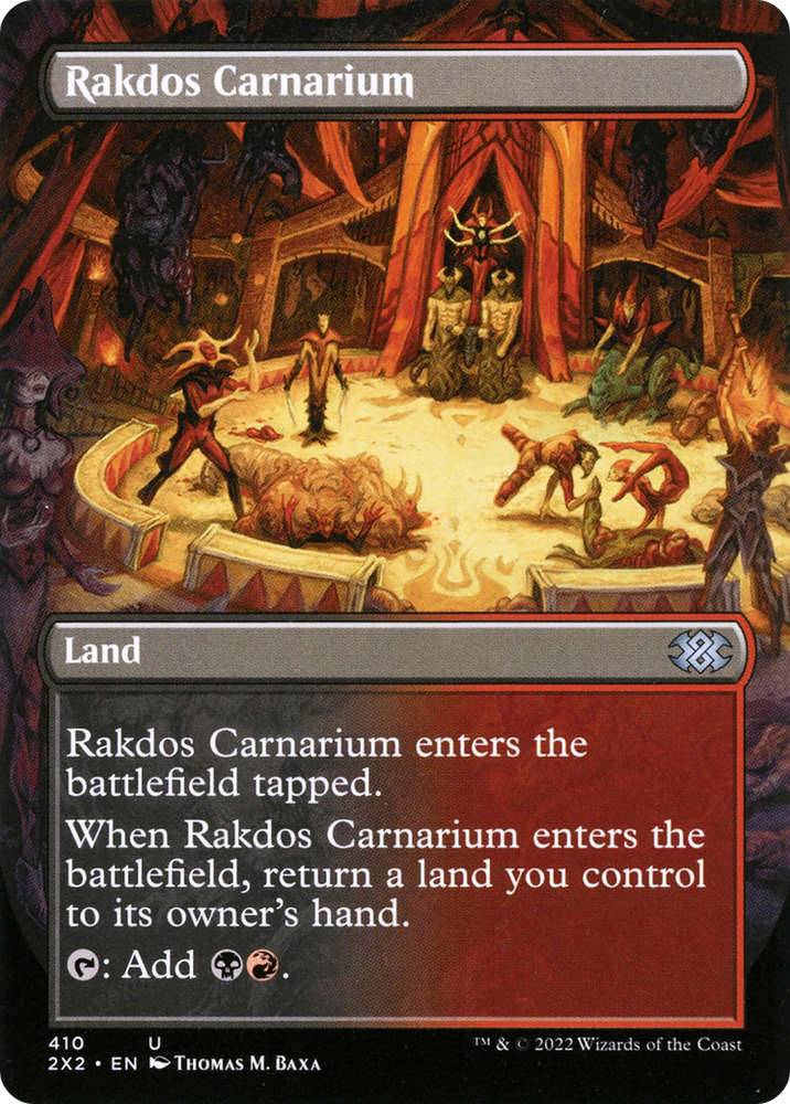 Rakdos Carnarium (Borderless) (2X2-410) - Double Masters 2022 (Borderless)