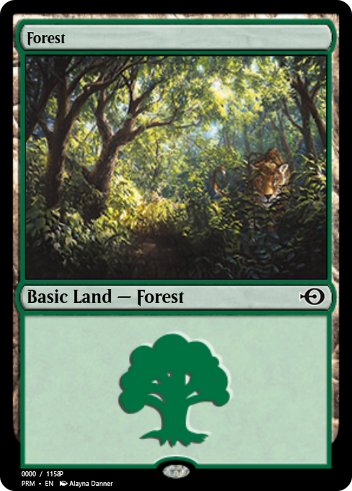 Forest (PRM-81876) - Magic Online Promos Foil
