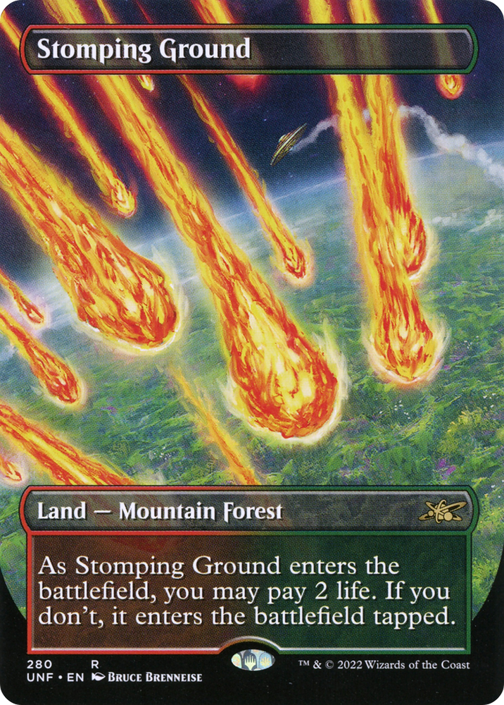 Stomping Ground (Borderless) (UNF-280) - Unfinity (Borderless) Foil