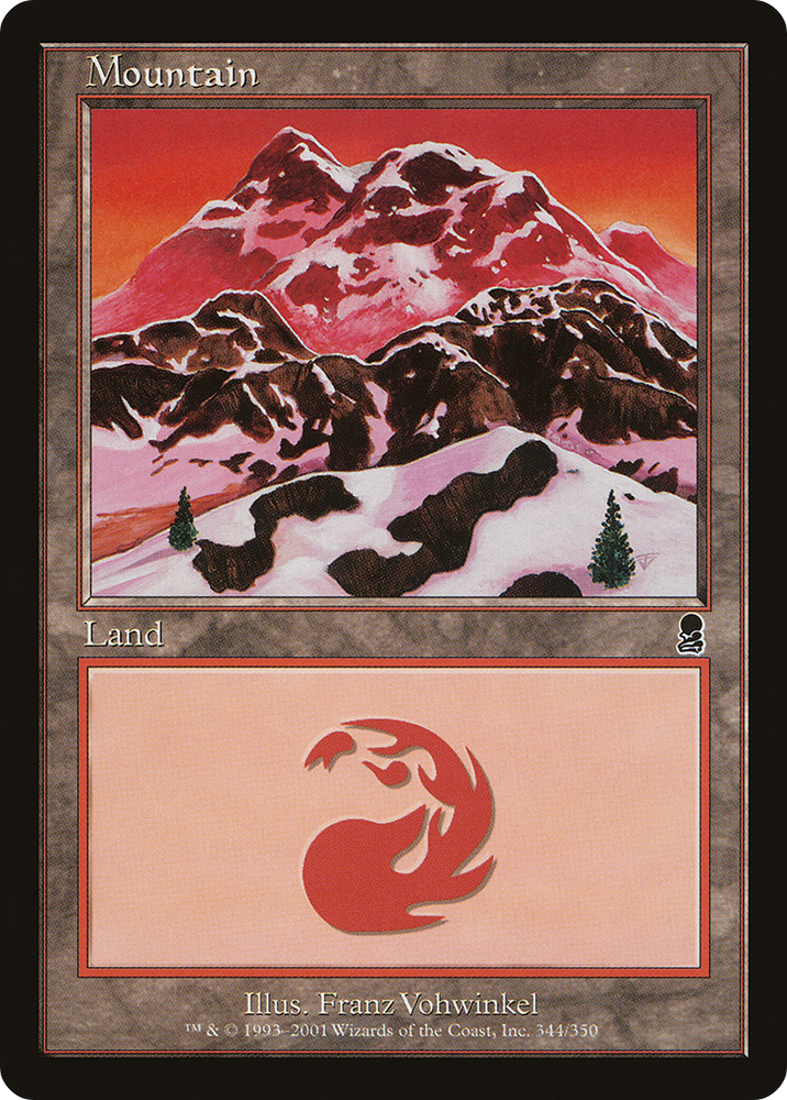 Mountain (344) (ODY-344) - Odyssey Foil