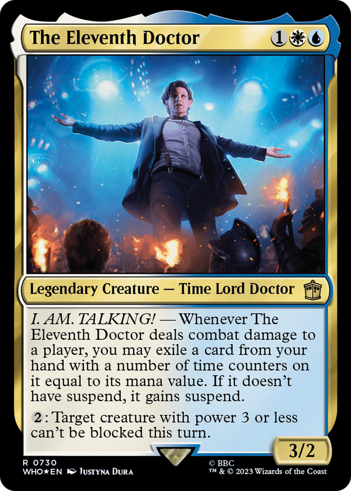 The Eleventh Doctor (Surge Foil) (WHO-730) - Doctor Who Foil