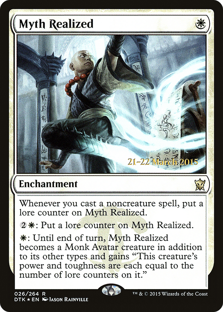 Myth Realized (PRE-026) - Dragons of Tarkir Promos Foil